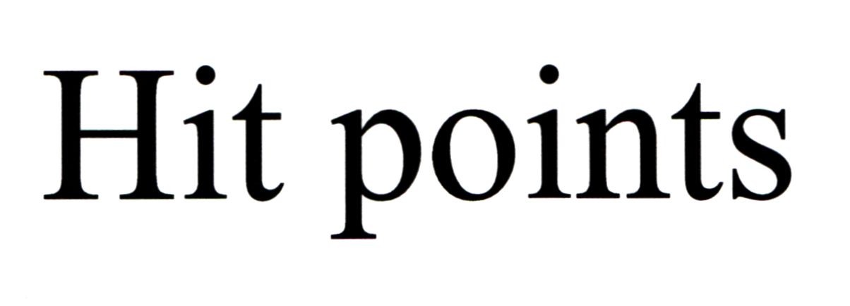 hit points