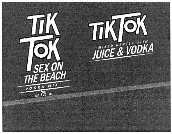 mixed gently with juice&vodka