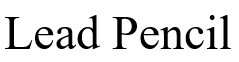 lead pencil