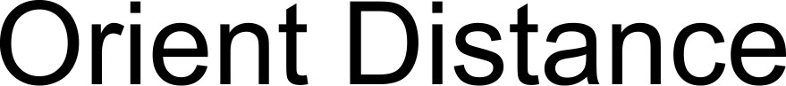 orient distance