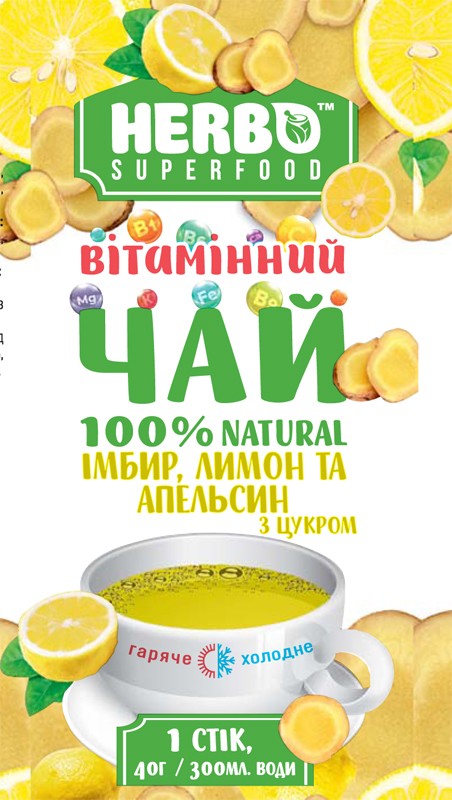 імбир, лимон та апельсин
