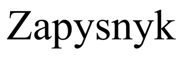 zapysnyk