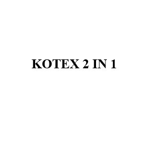 kotex 2 in 1