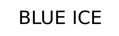 blue ice