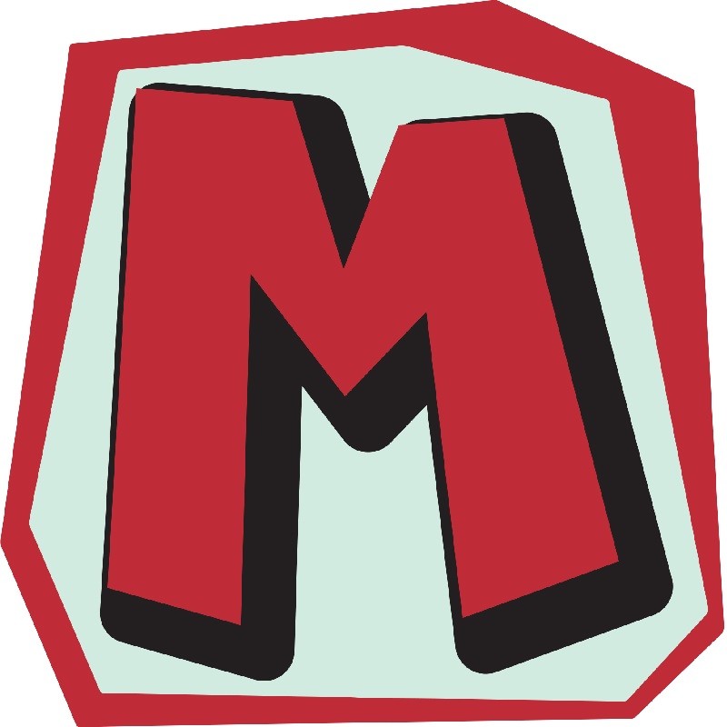 m
