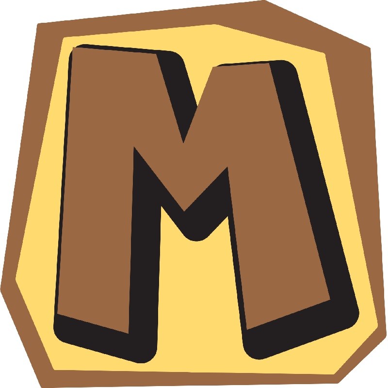 m