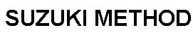 suzuki method
