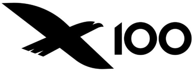 x100