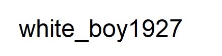 white boy 1927