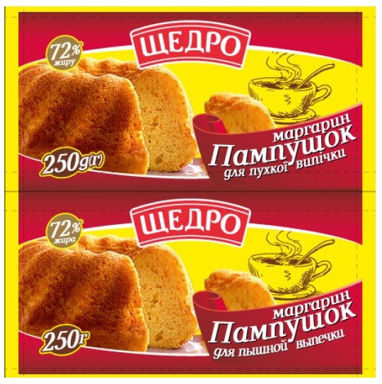 маргарин пампушок для пухкої випічки