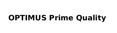 optimus prime quality