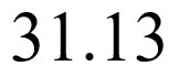 31 13