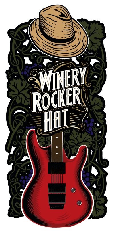 winery rocker hat