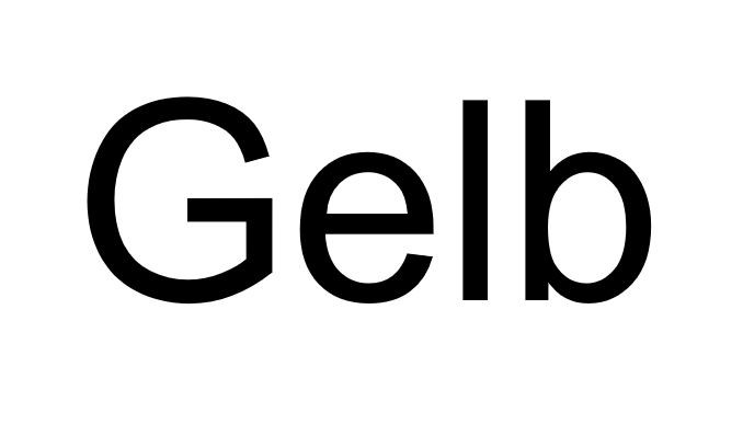 gelb
