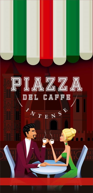 piazza del caffe intense