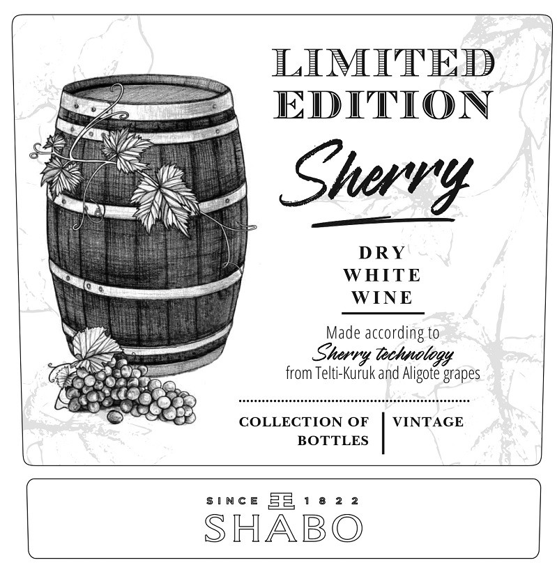 made according to sherry technology from telti-kuruk and aligote grapes