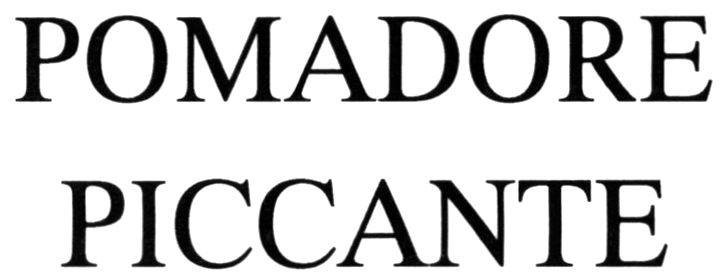 pomadore piccante