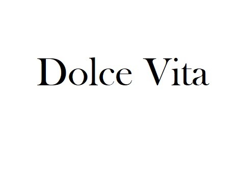 dolce vita