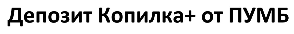 депозит копилка+ от пумб