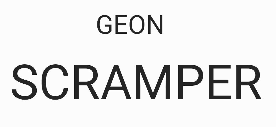 geon scramper
