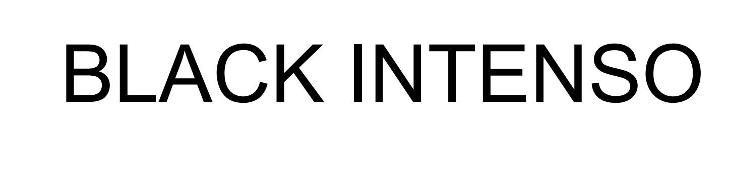 black intenso