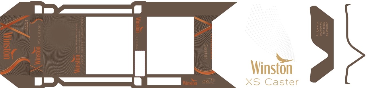 a cigarette engineered for today by winston