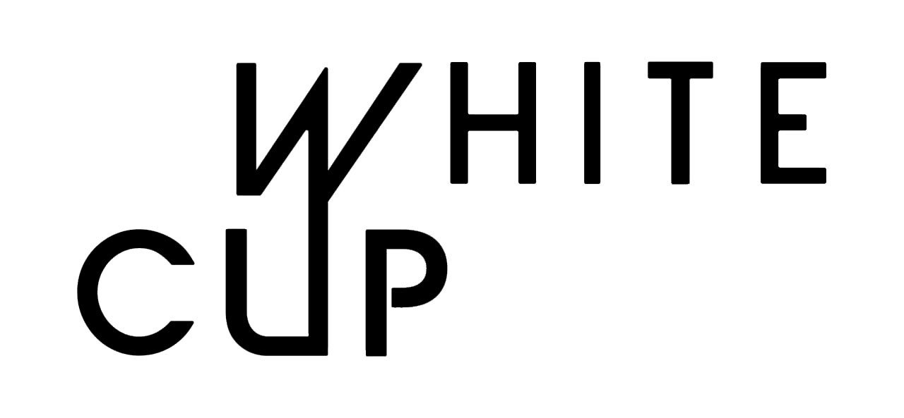 white cup