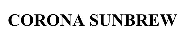 corona sunbrew