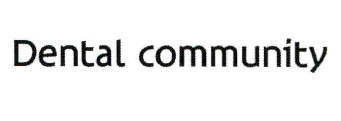 dental community