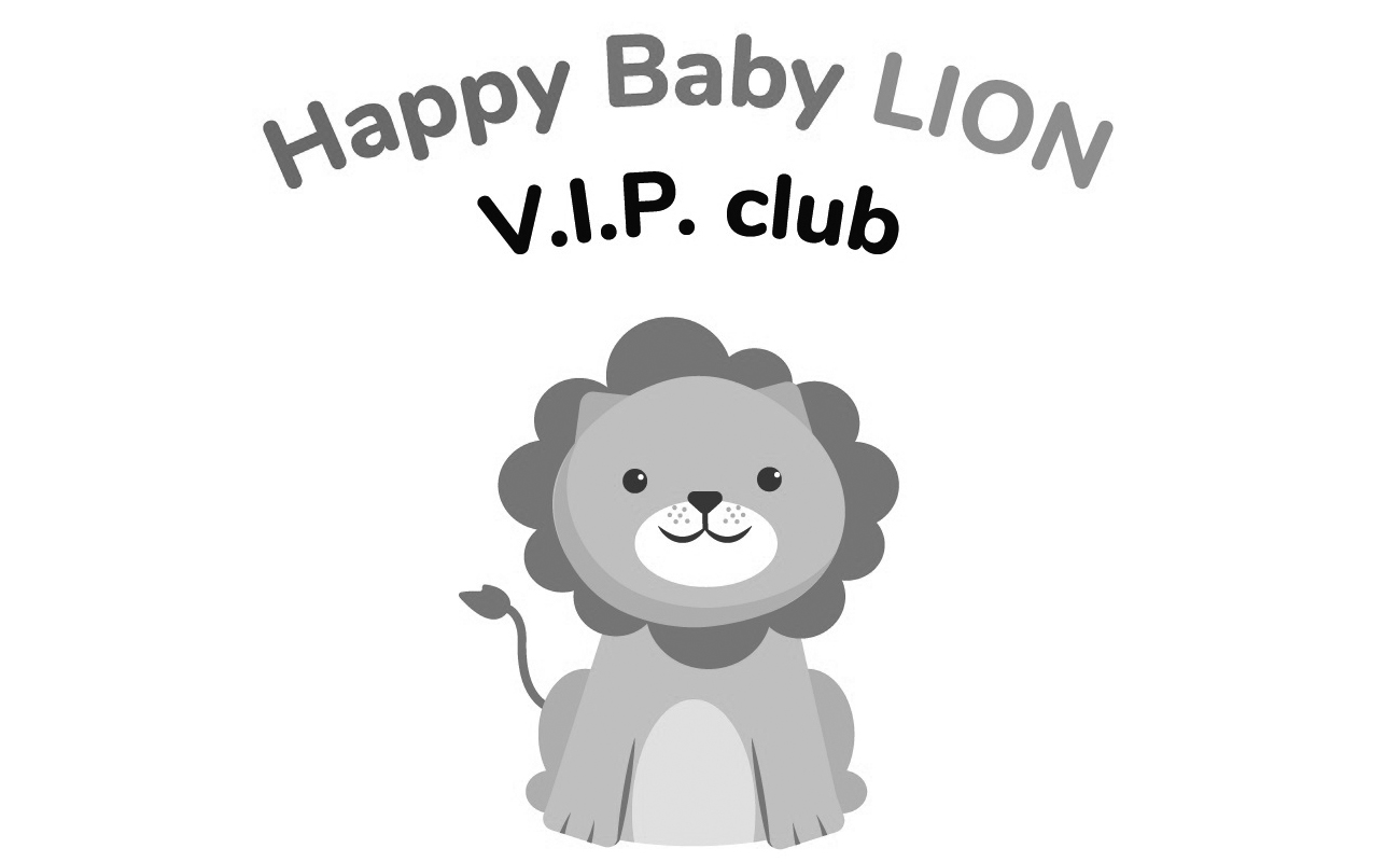 happy baby lion