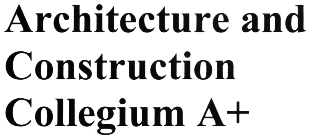 architecture and construction collegium a+