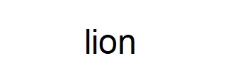 lion
