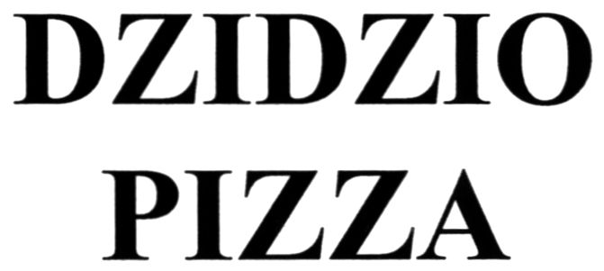 dzidzio pizza