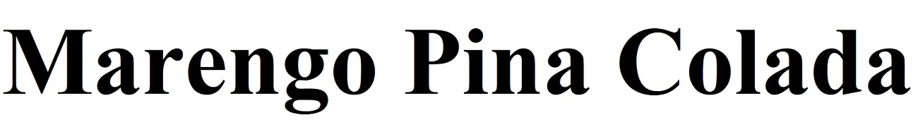 marengo pina colada