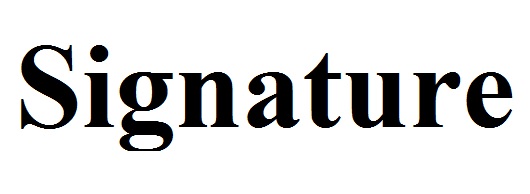 signature