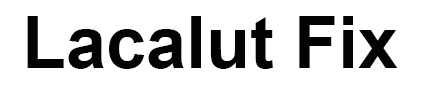 lacalut fix