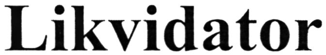 likvidator