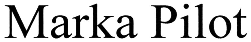 marka pilot