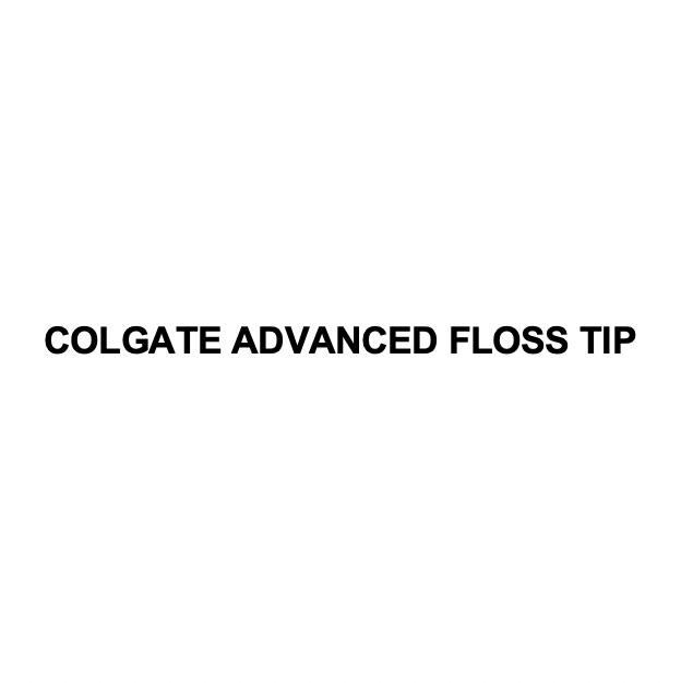 colgate advanced floss tip