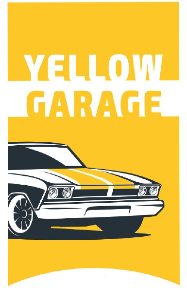 yellow garage