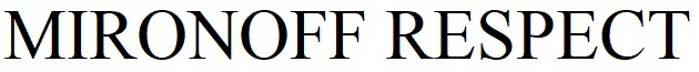 mironoff respect