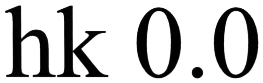 hk 0.0