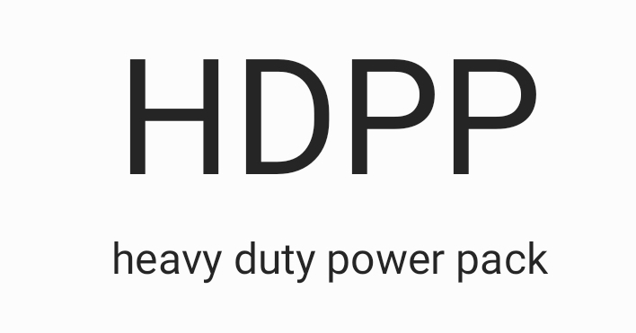 heavy duty power pack