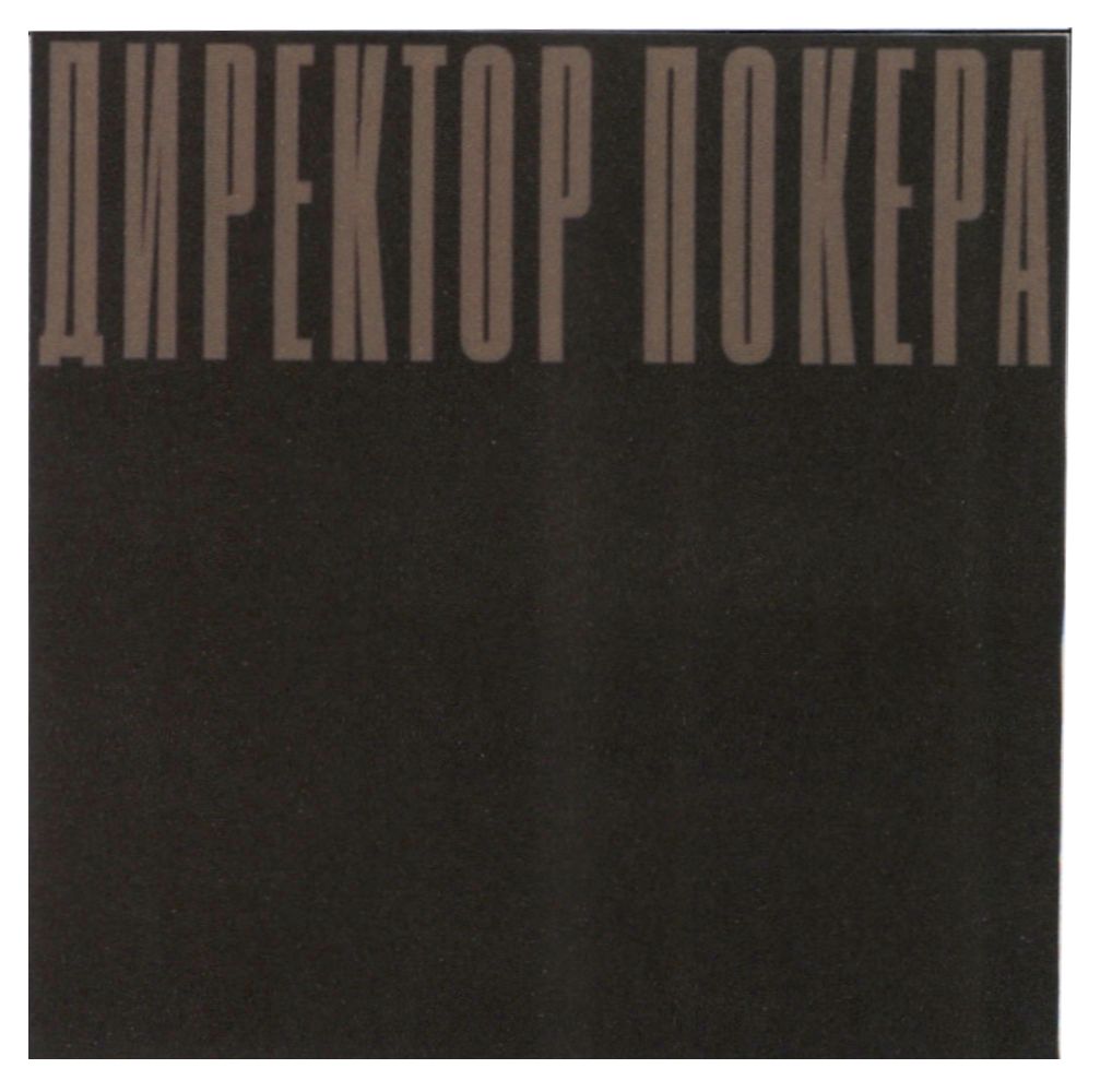 директор покера