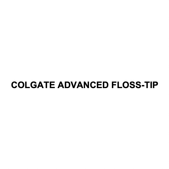 colgate advanced floss-tip