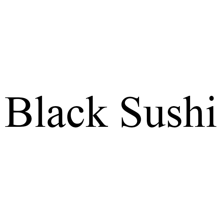 black sushi
