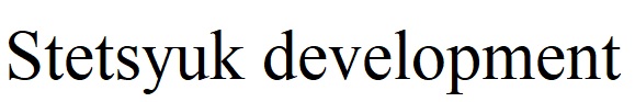 stetsyuk development