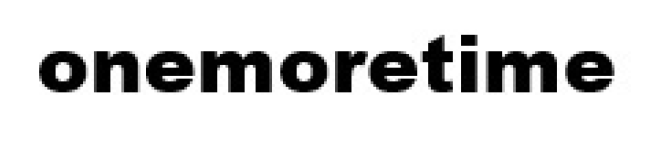 onemoretime