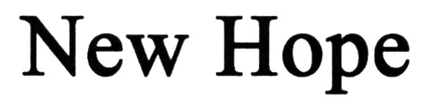 new hope
