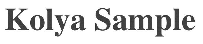 kolya sample